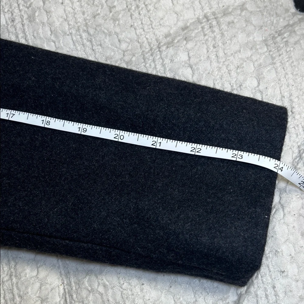 Marc New York wool blend women Classic Black Peacoat size 8